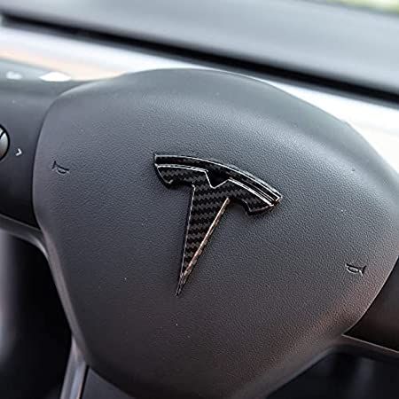 Click on the image to open expanded view AuthEssentials Model 3 Steering Wheel/Front Trunk/Rear Trunk Logo Cover Sticker Badge Decals 3Pcs/Set for fit Tesla Model 3 Emblem Accessories (Matt Carbon Fiber Pattern) (Matte Carbon) (Matte Carbon)