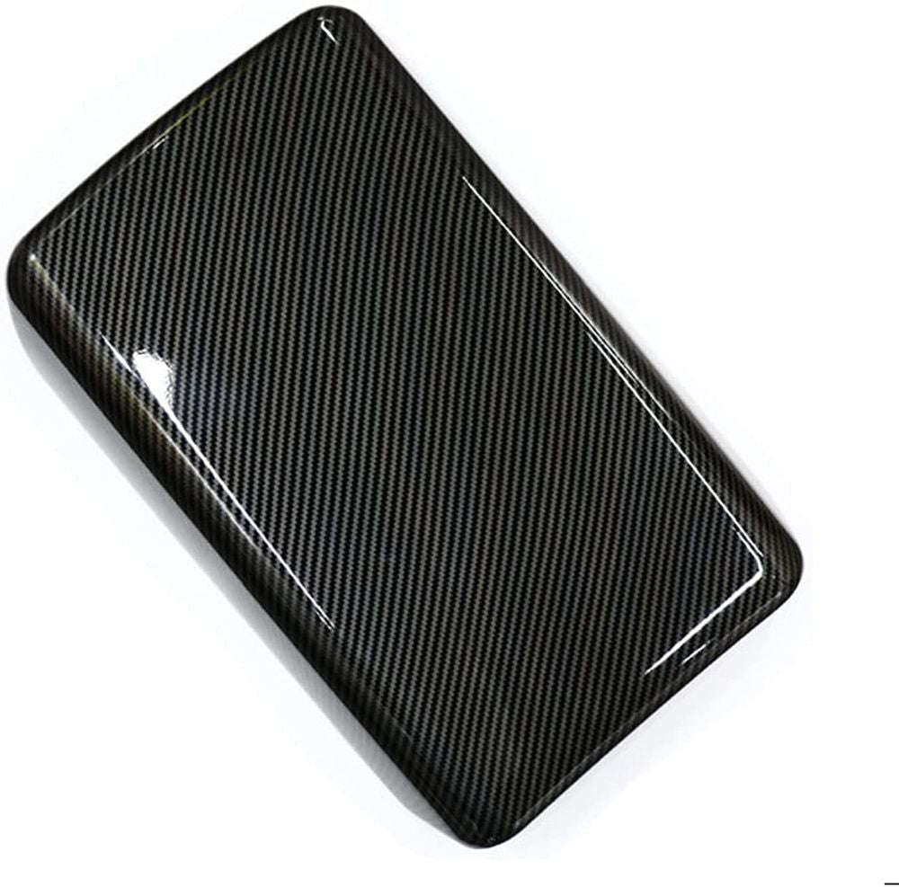 Tesla Model 3 & Y Armrest Overlay - Carbon Fiber Pattern