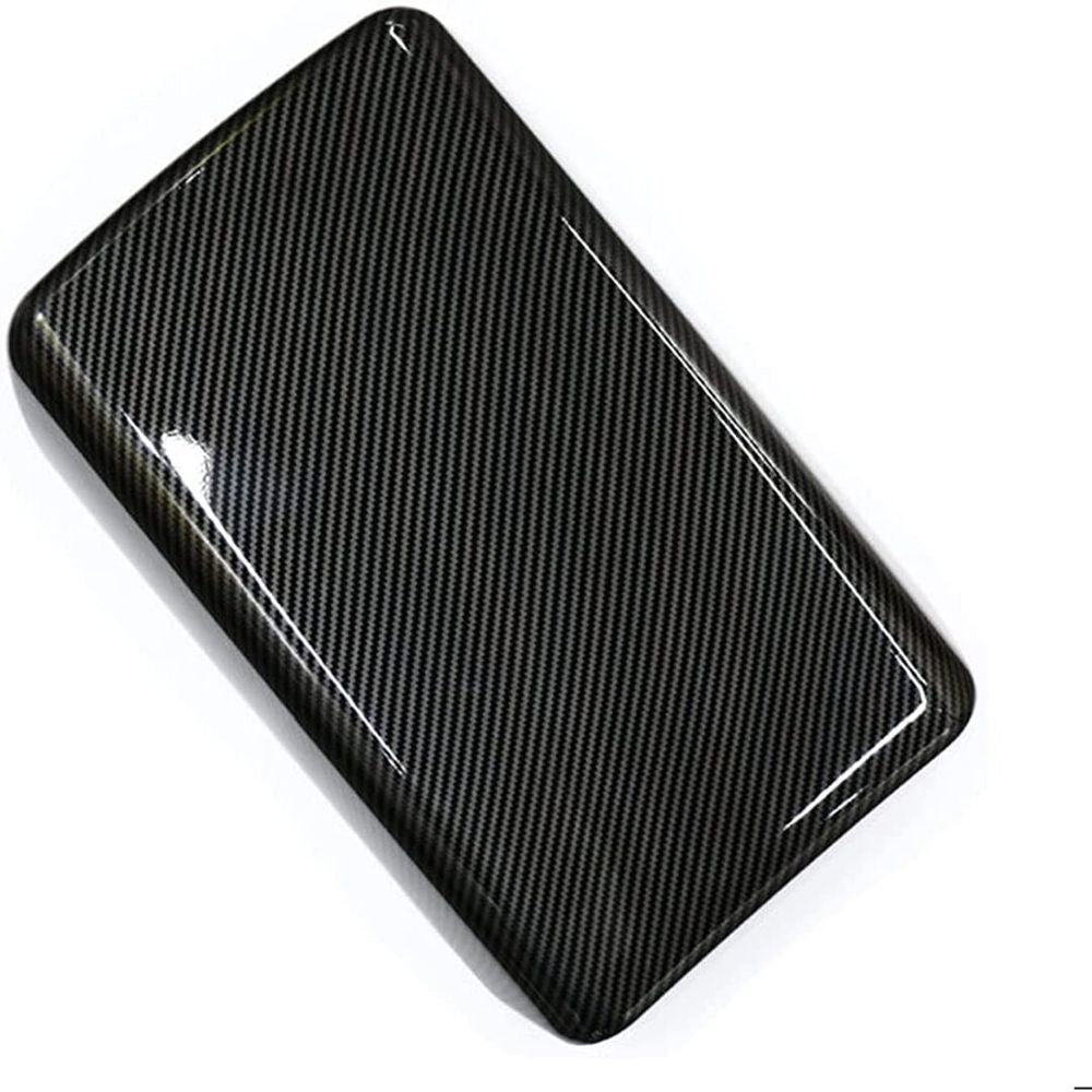 Tesla Model 3 & Y Armrest Overlay - Carbon Fiber Pattern