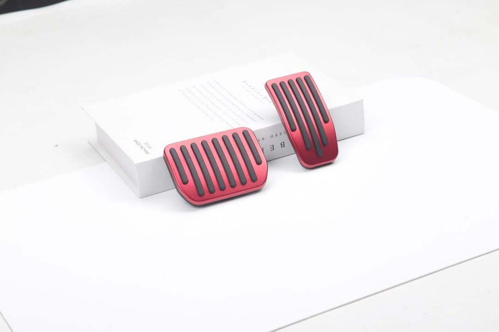 Tesla Model 3 Model Y Foot Pedal Covers (Red)