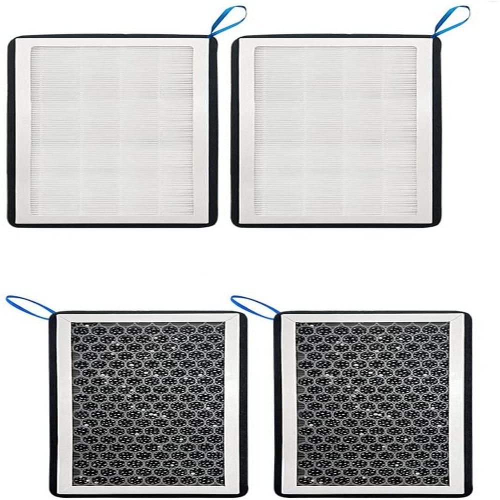 AuthEssentials-Tesla Model 3 Model Y Air Filter HEPA 2 Pack with Activated Carbon Tesla Air Conditional Replacement Cabin Air Filter