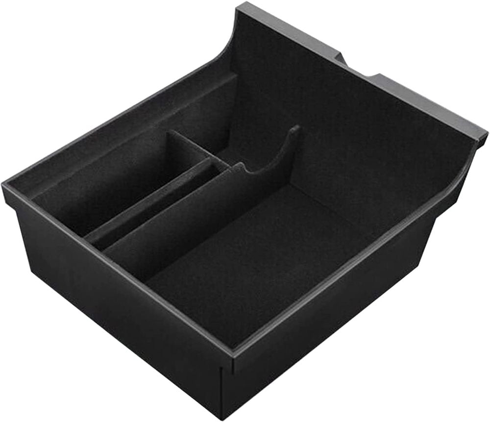 Tesla Model 3/Y Center Console Organiser Tray -Flocking Design