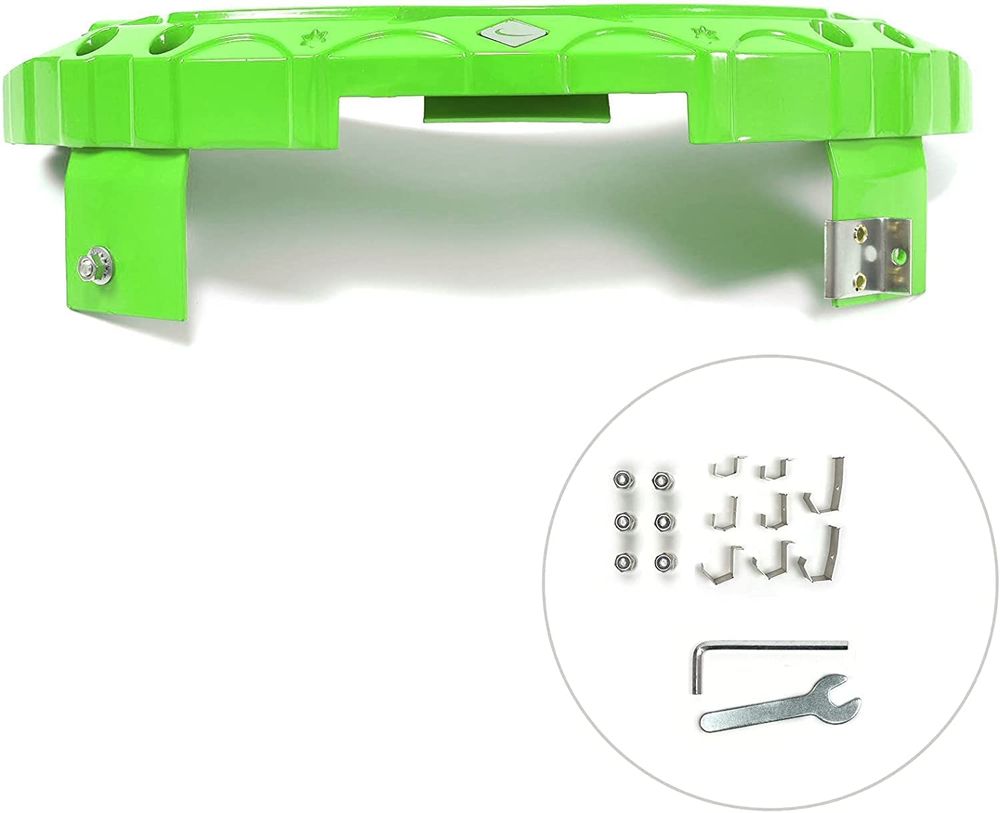 AuthEssentials Green Brake Caliper Covers Compatible with Tesla Model 3 2017-2021, 18 Inch Wheel Hub Size(235/45) Caliper Covers for Car, Set of 4 (Color:Green, Not Fit for Tesla Model Y)