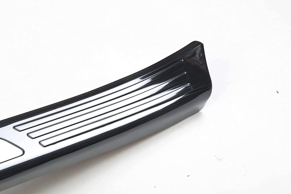 AuthEssentials-Tesla Model 3 Door Sill Protector Carbon Fiber Door Sill Scuff Plate Guard (Set of 4) Included Front Rear Door Sill