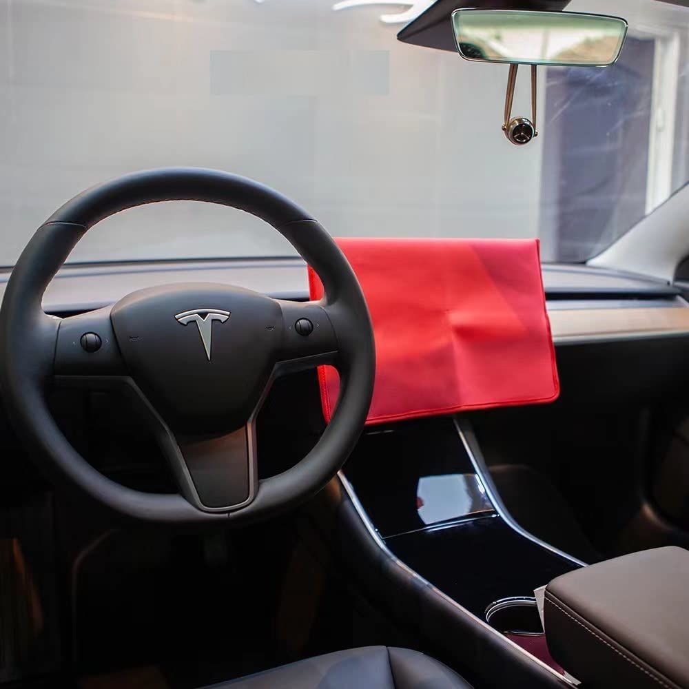 Tesla Model 3 Screen Cover-Red