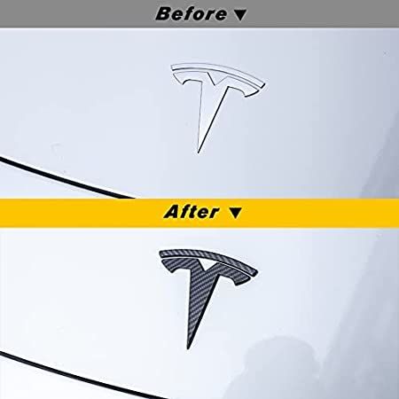Click on the image to open expanded view AuthEssentials Model 3 Steering Wheel/Front Trunk/Rear Trunk Logo Cover Sticker Badge Decals 3Pcs/Set for fit Tesla Model 3 Emblem Accessories (Matt Carbon Fiber Pattern) (Matte Carbon) (Matte Carbon)