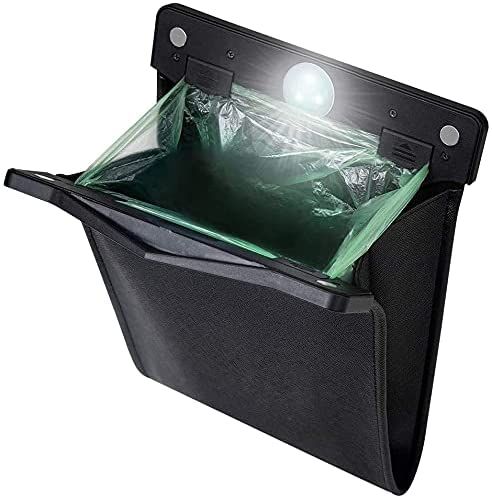 AuthEssentials-Tesla Model 3 Trash Can Accessories for Back Seat Garbage Bag with Hanging Magnetic Buckle Waterproof Car Accessory
