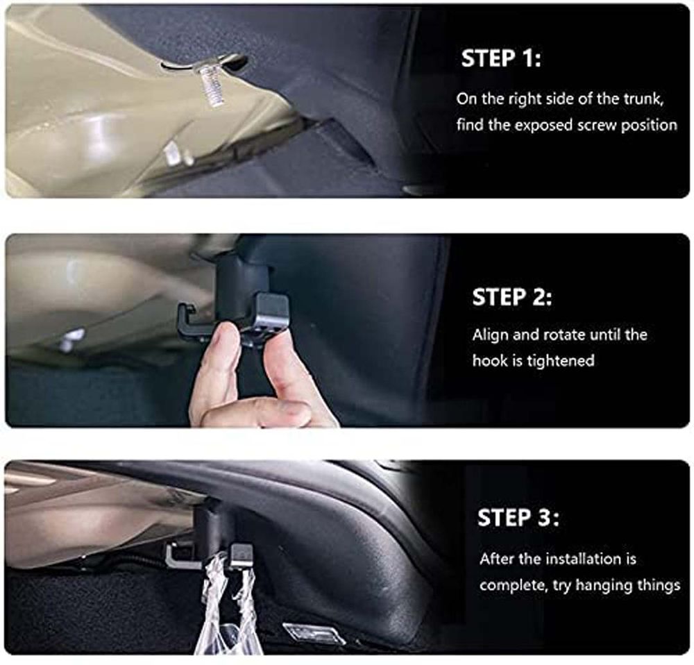 Tesla Model 3 Trunk Grocery Hook
