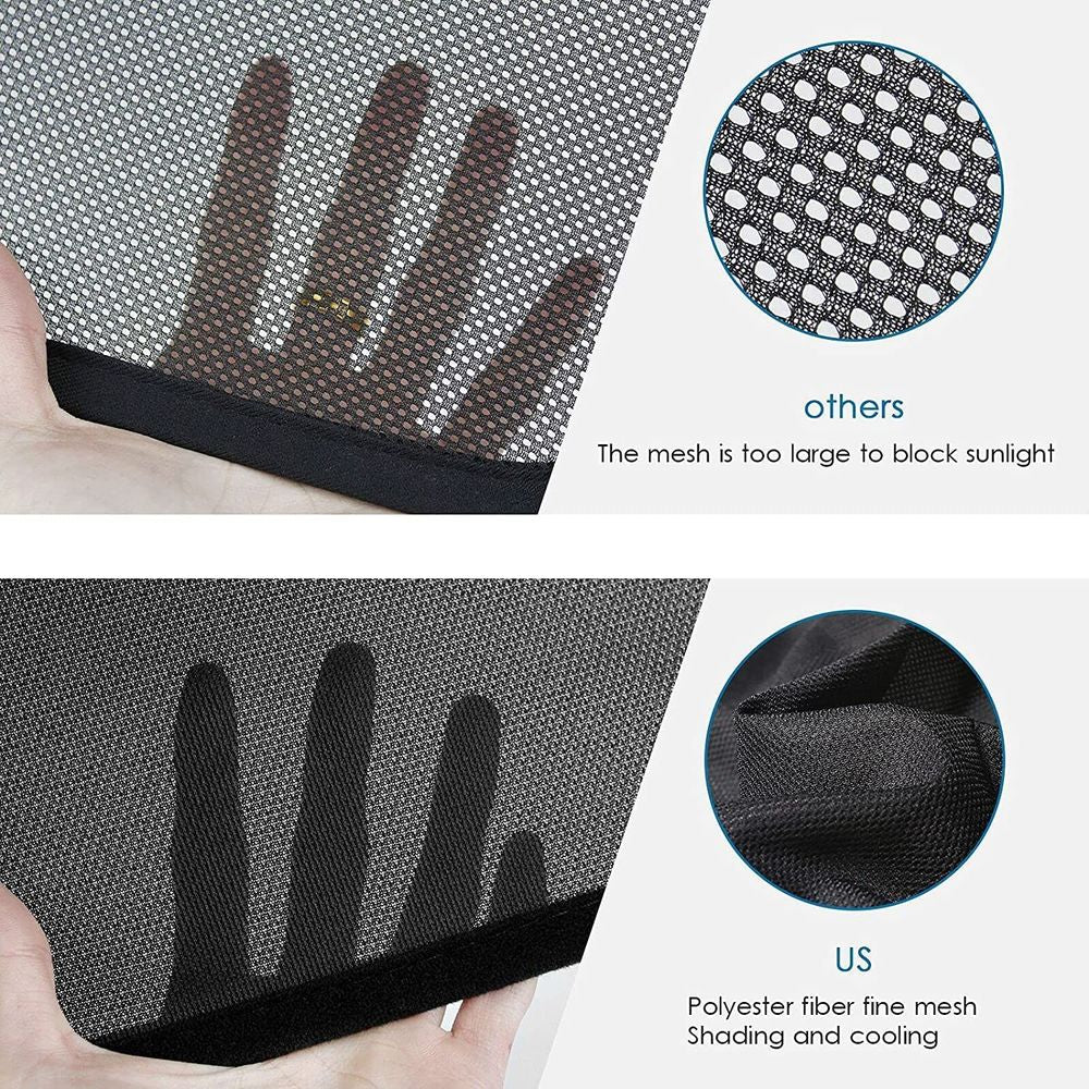 AuthEssentials 2021 Tesla Model 3 Accessories Glass Roof Sunshade Sunroof Rear Window Sunshade Compatible for Tesla Model 3 Sunshade with Skylight Reflective Covers Set of 4