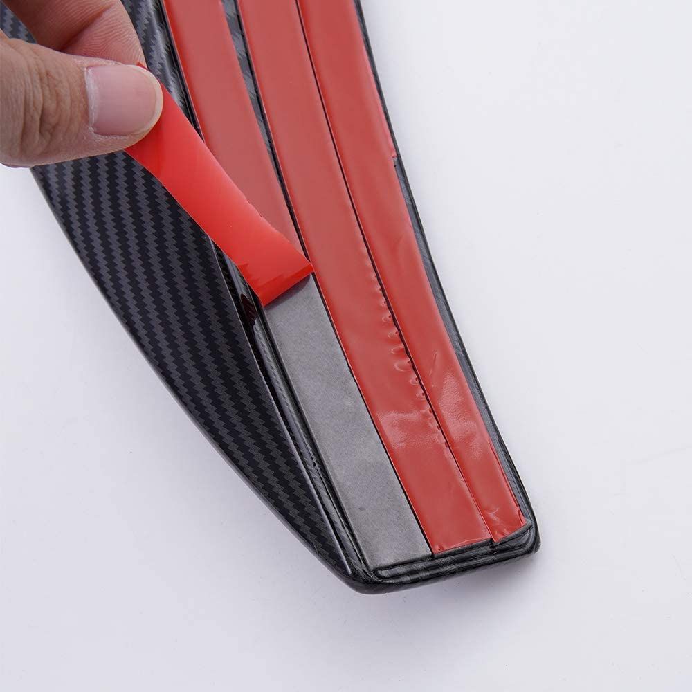 AuthEssentials-Fit Tesla Model 3 Spoiler Wing Sport Cars Rear Spoiler Car Styling Kits for Tesla Model 3 Accessories (Carbon Fiber Pattern )