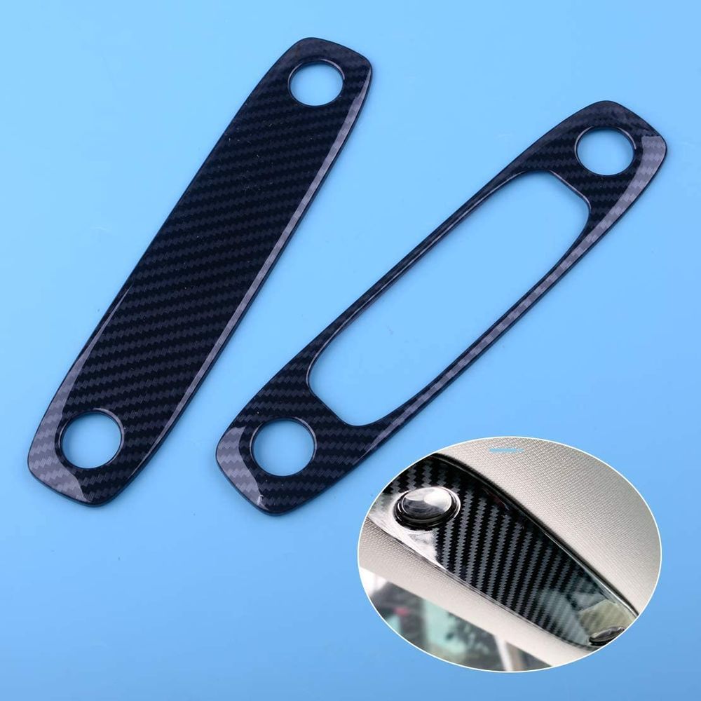 AuthEssentials Carbon Fiber Interior Reading Light Cover Trim for Tesla Model 3 2017-2022, Model Y Car Accessory