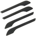 Model 3 Door Handle Overlays - Carbon Fibre Pattern