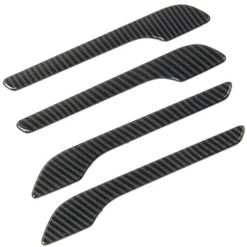 Model 3 Door Handle Overlays - Carbon Fibre Pattern