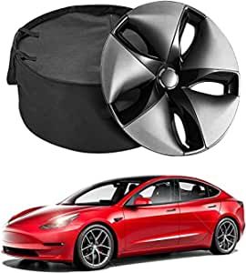 AuthEssentials-Tesla Model 3 Aero Wheel Cover Storage Carrying Bag Hub Cap Storage 18'' 19" Gemini Model Y Hub Cap Storage Bag