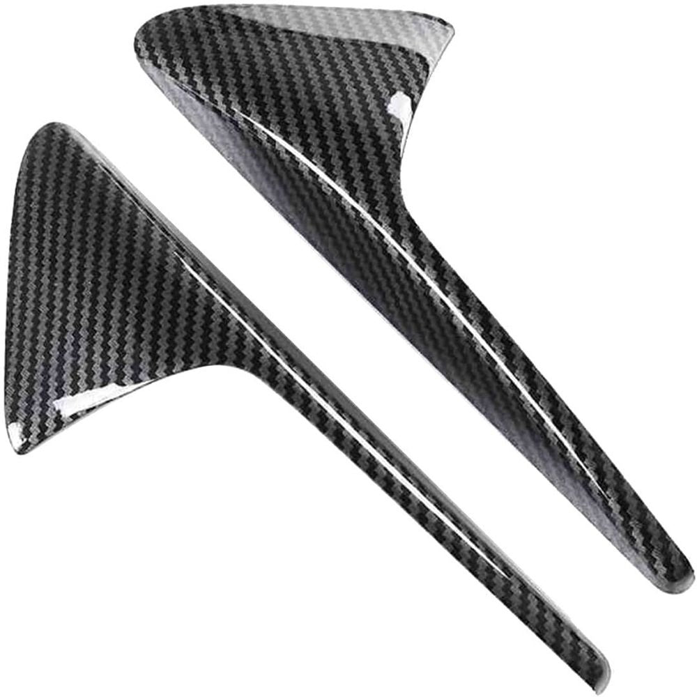 TESLA MODEL S/3/X/Y CARBON FIBRE PATTERN SIDE CAMERA FULL COVERS