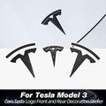Click on the image to open expanded view AuthEssentials Model 3 Steering Wheel/Front Trunk/Rear Trunk Logo Cover Sticker Badge Decals 3Pcs/Set for fit Tesla Model 3 Emblem Accessories (Matt Carbon Fiber Pattern) (Matte Carbon) (Matte Carbon)