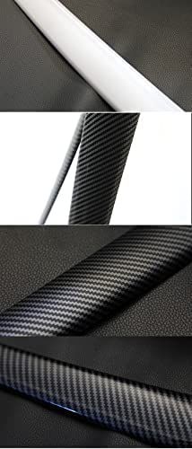 AuthEssentials 2 PCs ABS Carbon Fiber Pattern Inner Front Door Panel Armrest Cover Trim Latest 2021 Tesla Model 3 Model Y Matte Carbon