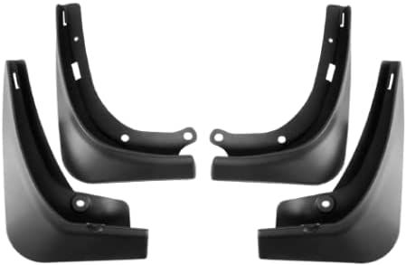 AuthEssentials-Compatible with Tesla Model 3 Mud Flaps Splash Guards No Need to Drill Holes Fender Mud Guard Accessories 2016-2020 (Set of 4)