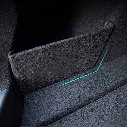 AuthEssentials-Rear Trunk Side Divider Board for Tesla Model 3 2016-2021, Organizer Adhesive Clapboard Baffle, Car Interior Accessories
