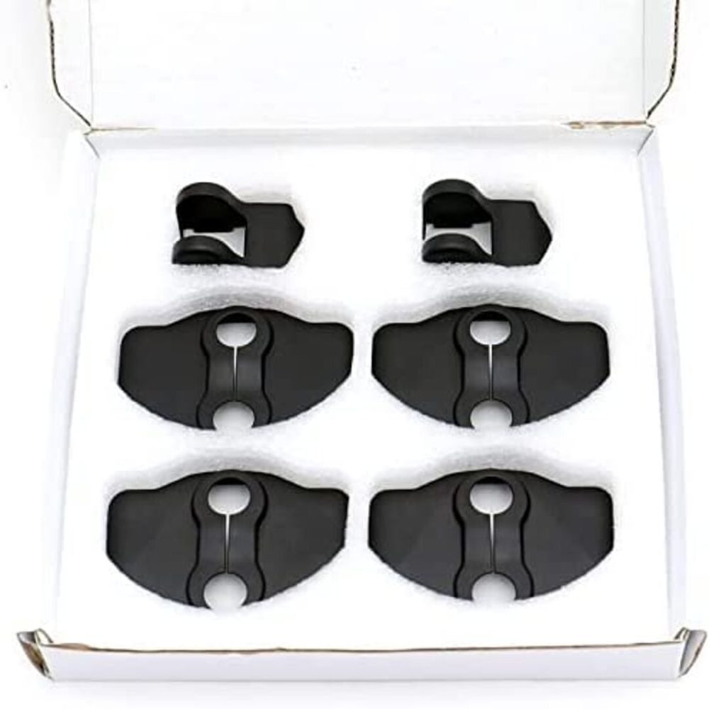 AuthEssentials-Set of 6 Door Lock Protector Covers for Tesla Model 3, Door Stopper Cover Latche Cover