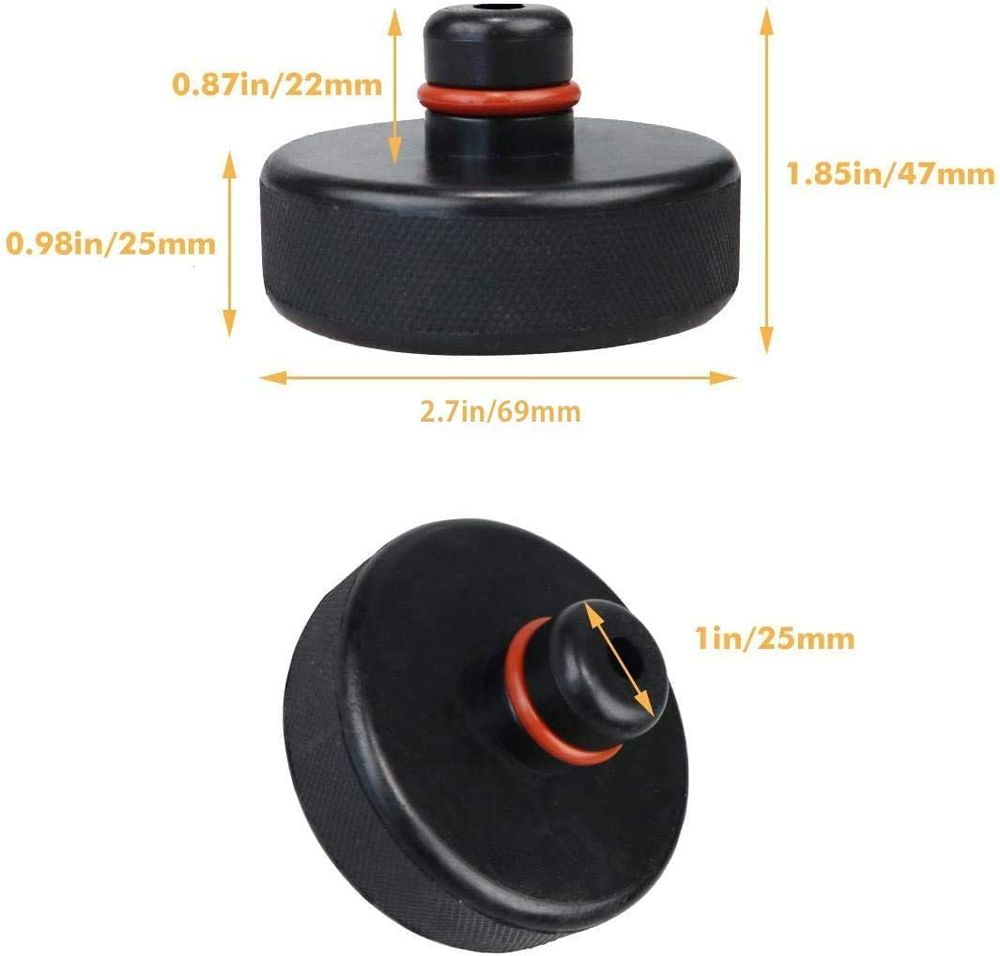 Tesla Model 3/S/X/Y,  Jack pad (4 Pucks with a Storage Case)