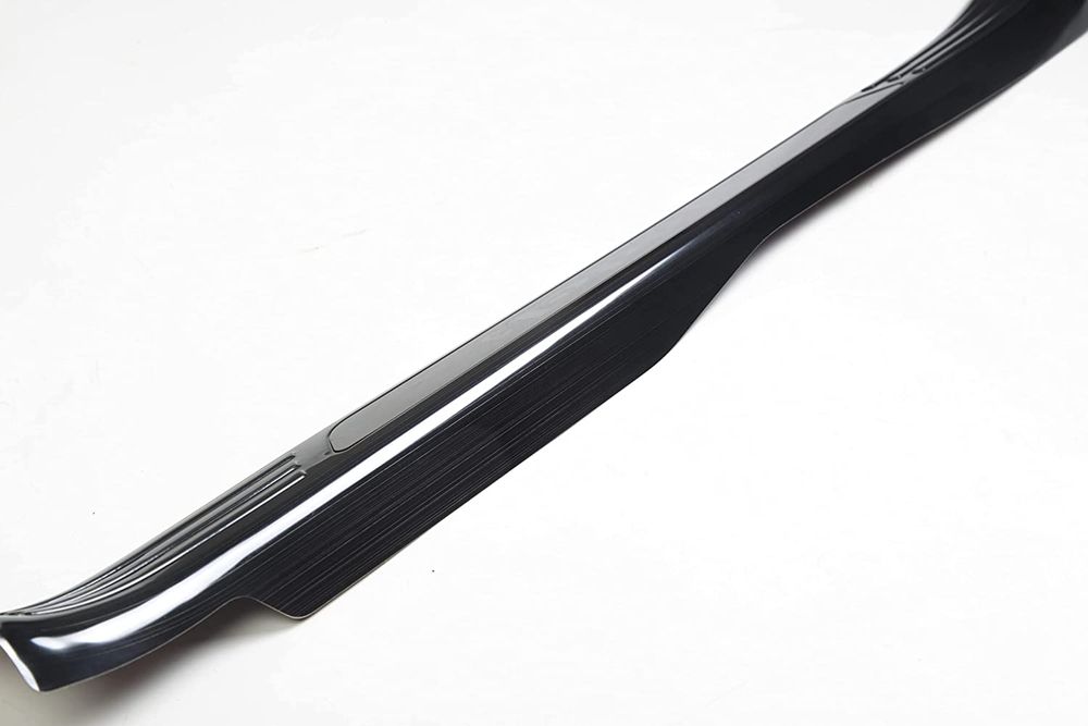AuthEssentials-Tesla Model 3 Door Sill Protector Carbon Fiber Door Sill Scuff Plate Guard (Set of 4) Included Front Rear Door Sill