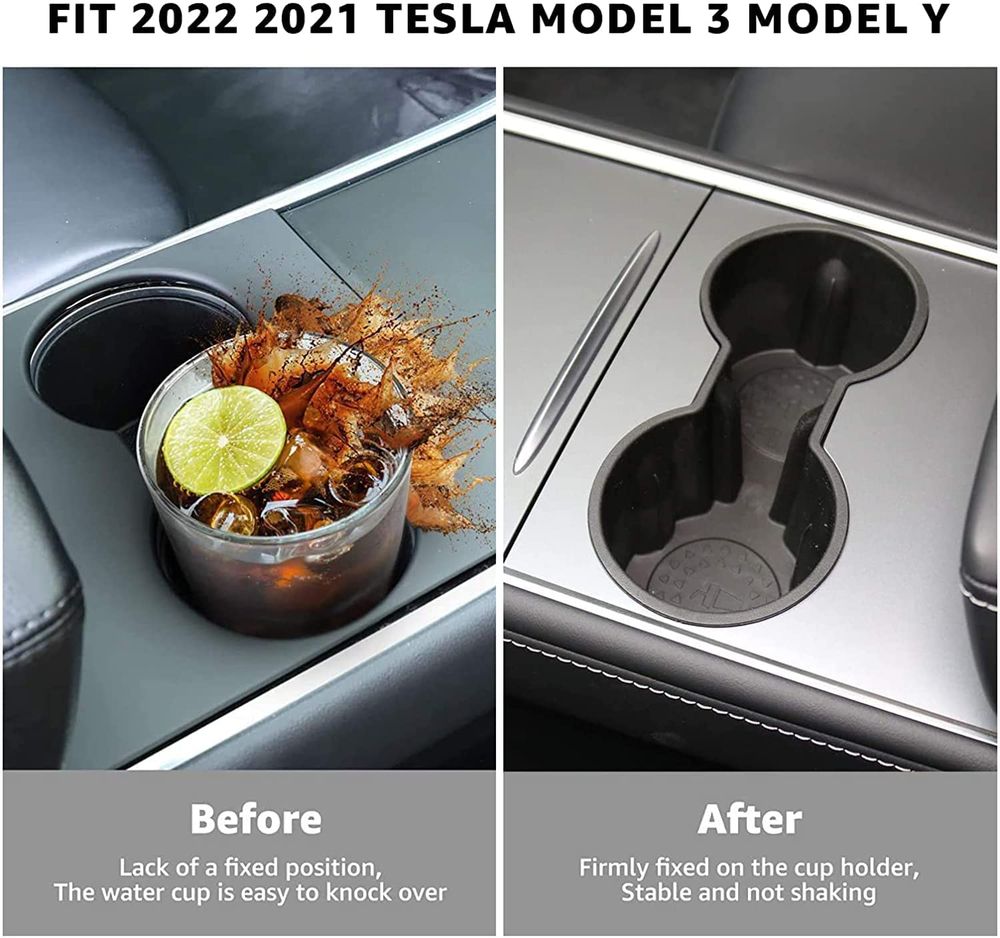 Tesla Model 3 Y Center Console Cup Holder