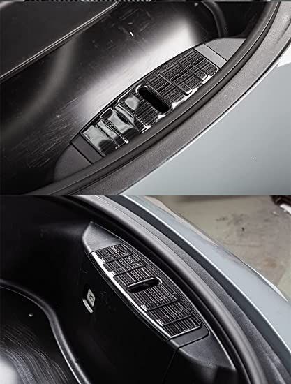 Tesla Model 3 Frunk Sill Plate Cover(Brushed Black)
