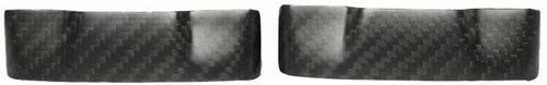 AuthEssentials 2 Pcs/Set for Tesla Model 3 Real Carbon Fiber Car Seat Safety Belt Buckle Protection Cover Model Three Accessories Model 3 (Black)
