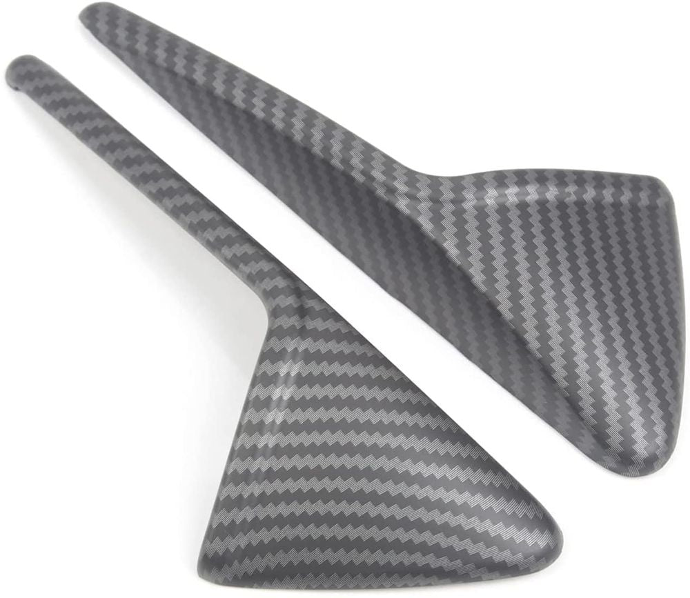 Tesla  Model X S 3 Y Side Camera Turn Signal Cover Carbon Fiber Pattern (Matte Black)